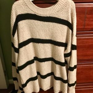American Eagle striped sweater